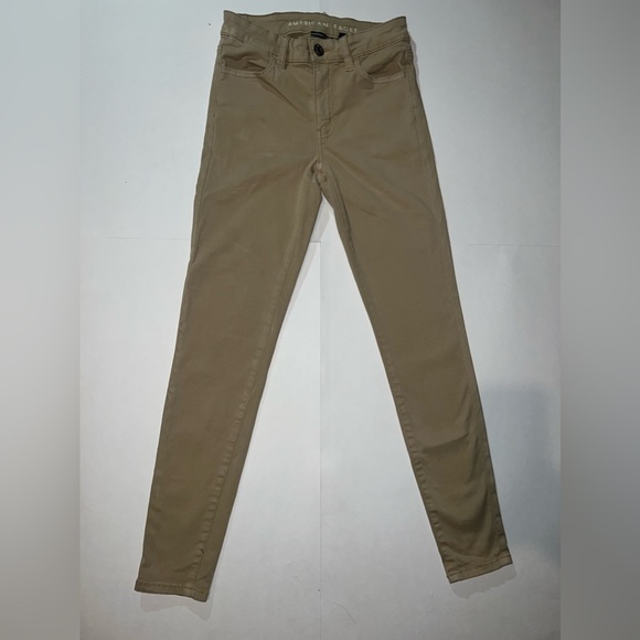 American eagle khaki pants size US 0 - Picture 2 of 5